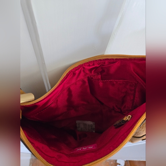 Mustard Yellow Leather The Sak  Shoulder Bag - Picture 2 of 6